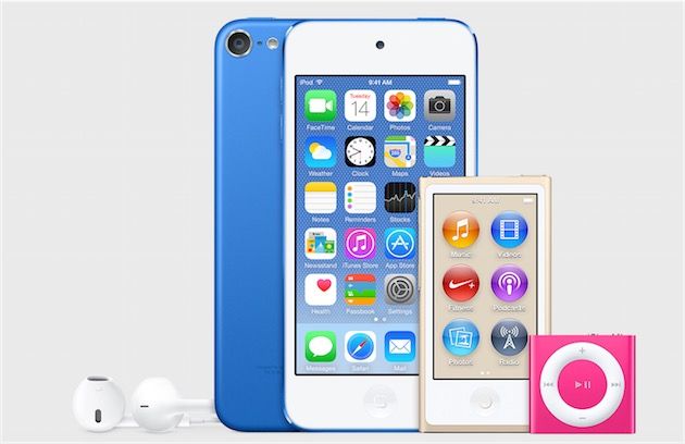 Новые iPod touch 6G, iPod nano и iPod shuffle будут представлены 14 июля