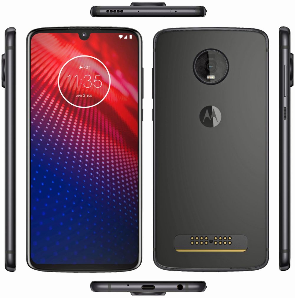 Moto Z4: Moto Mods, одна камера и разъём для наушников