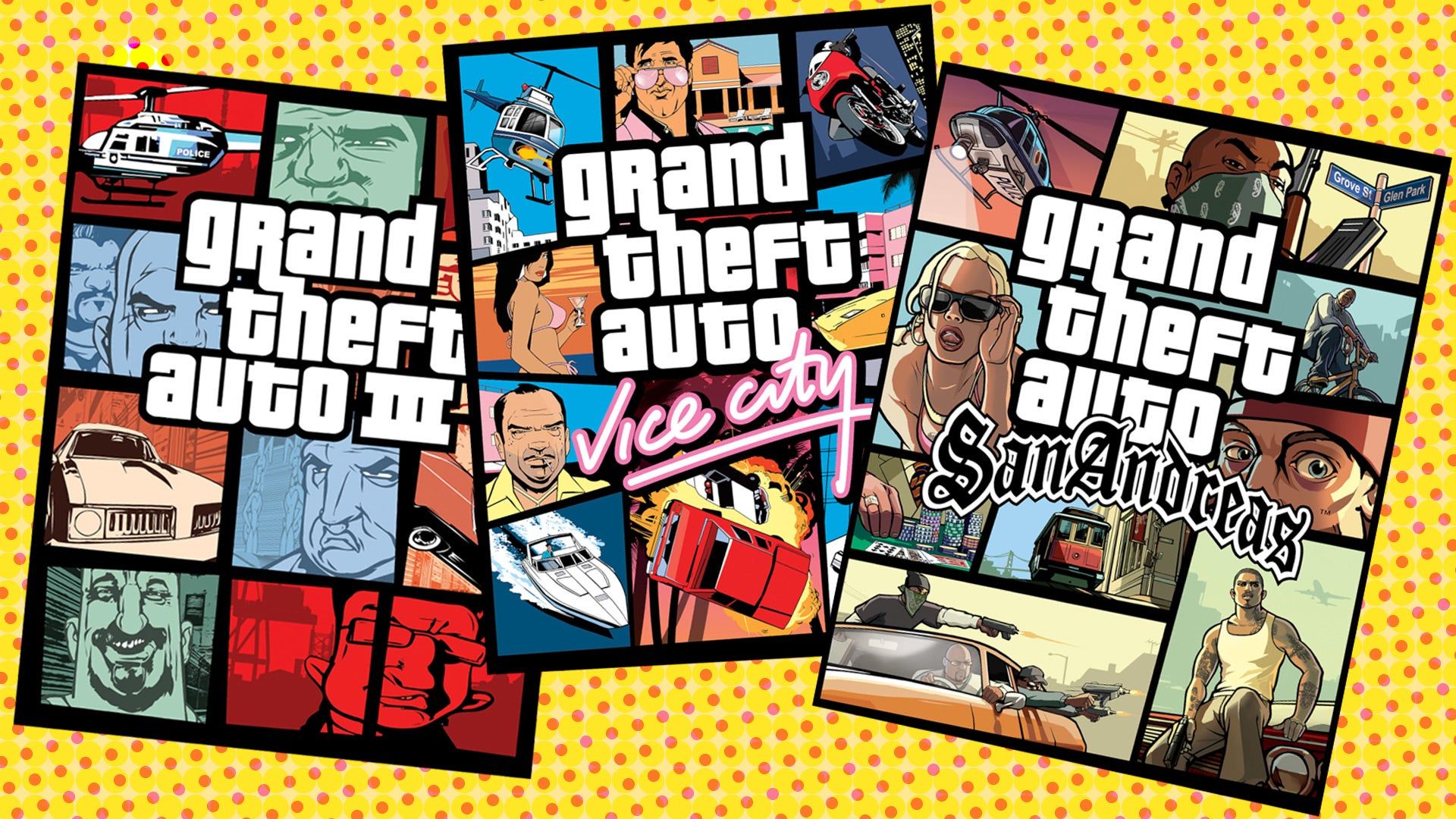 Rockstar перевыпустит три игры из серии GTA