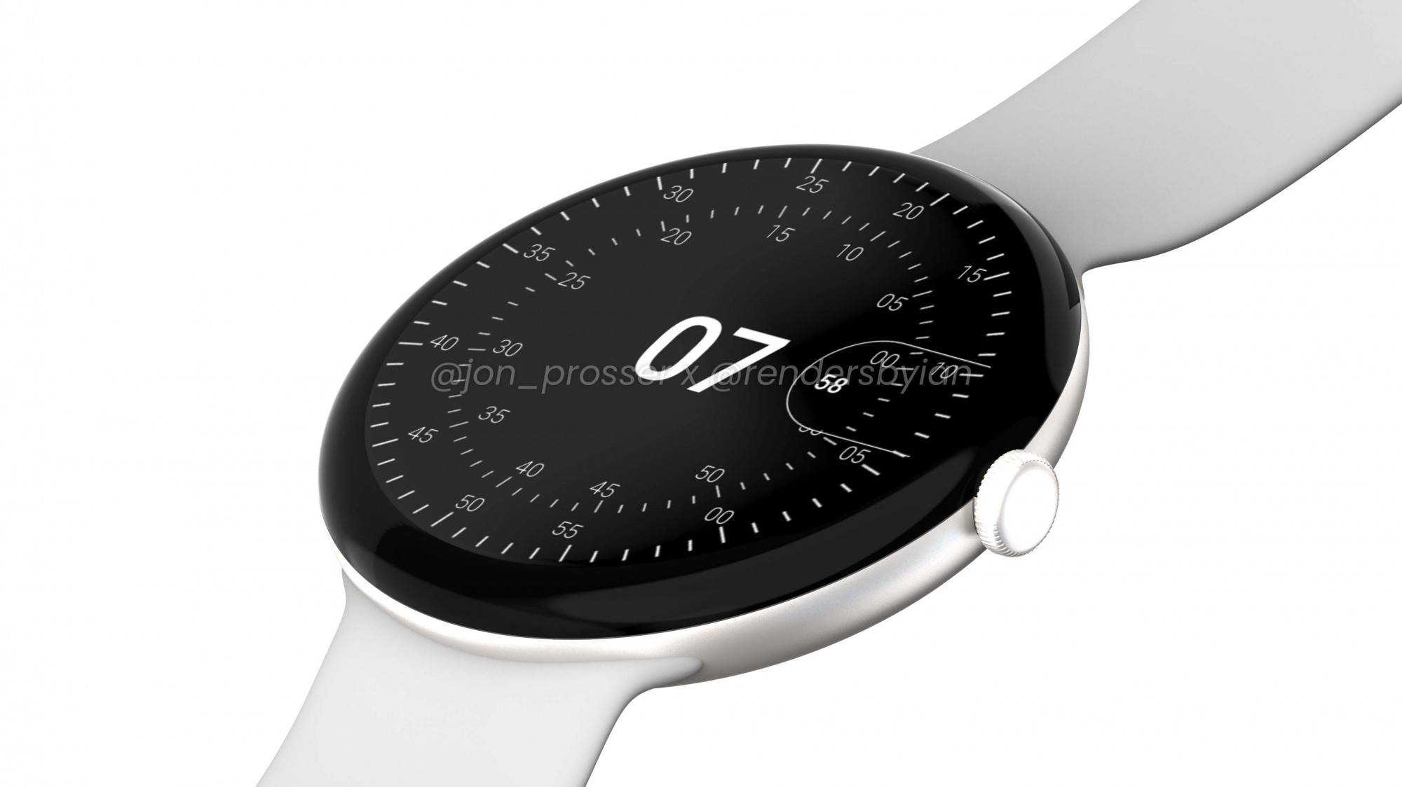 В сети появились изображения Google Pixel Watch