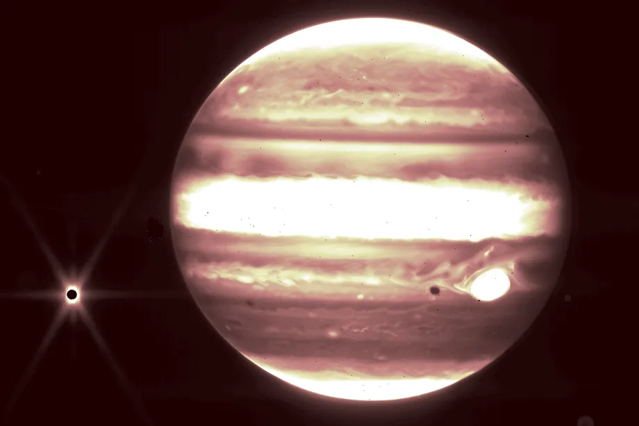 NASA опубликовало фотографии планет Солнечной системы  с «Джеймса Уэбба»