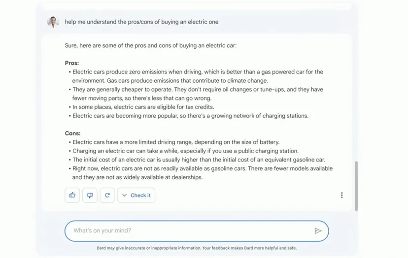 Google показала свой ответ ChatGPT