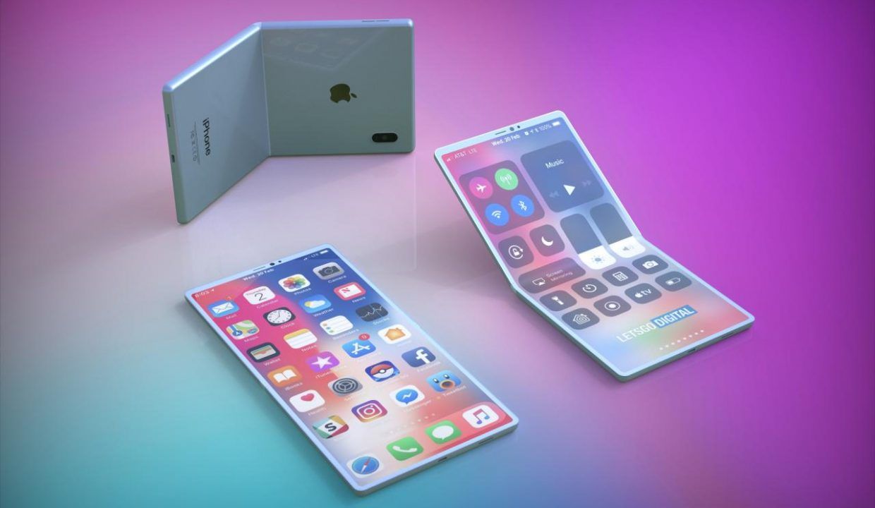 Концепт: как мог бы выглядеть складной смартфон от Apple?