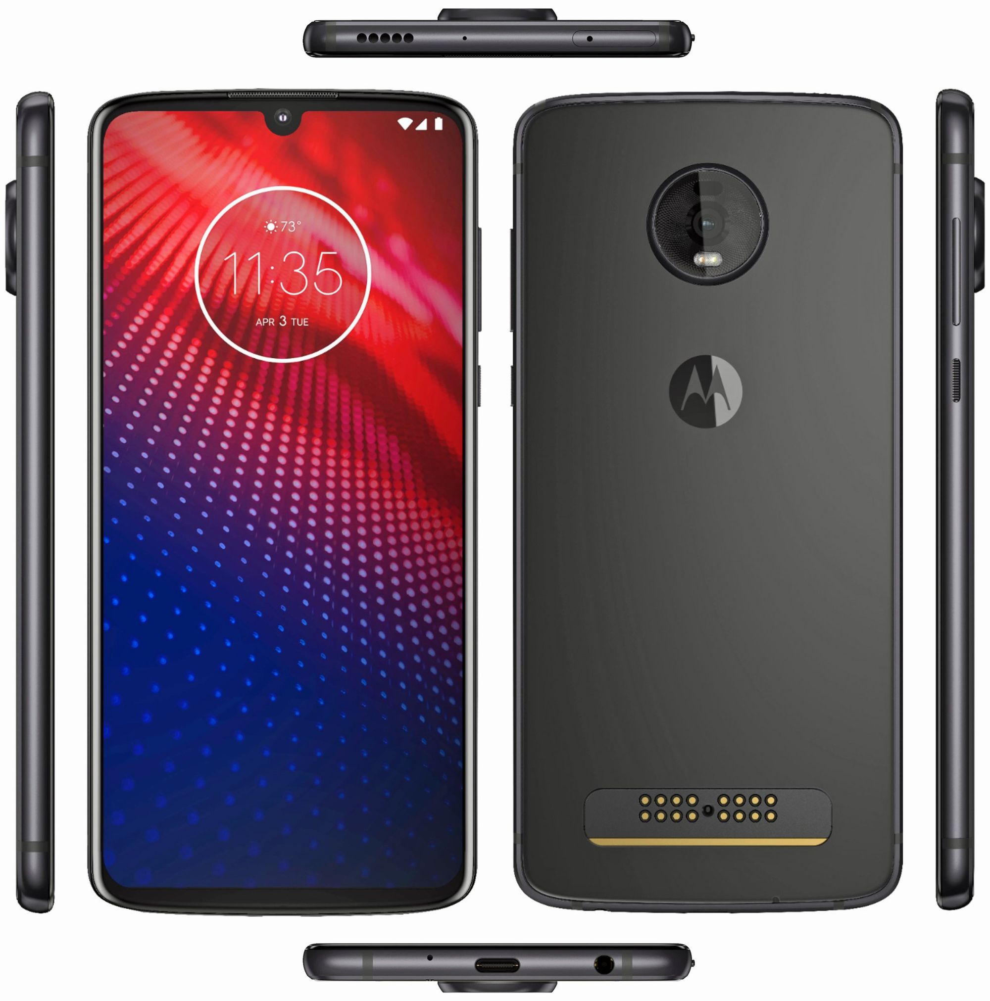Moto Z4: Moto Mods, одна камера и разъём для наушников