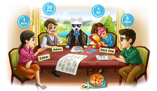 Обновление Telegram: медленный режим, беззвучные сообщения и статусы для админов