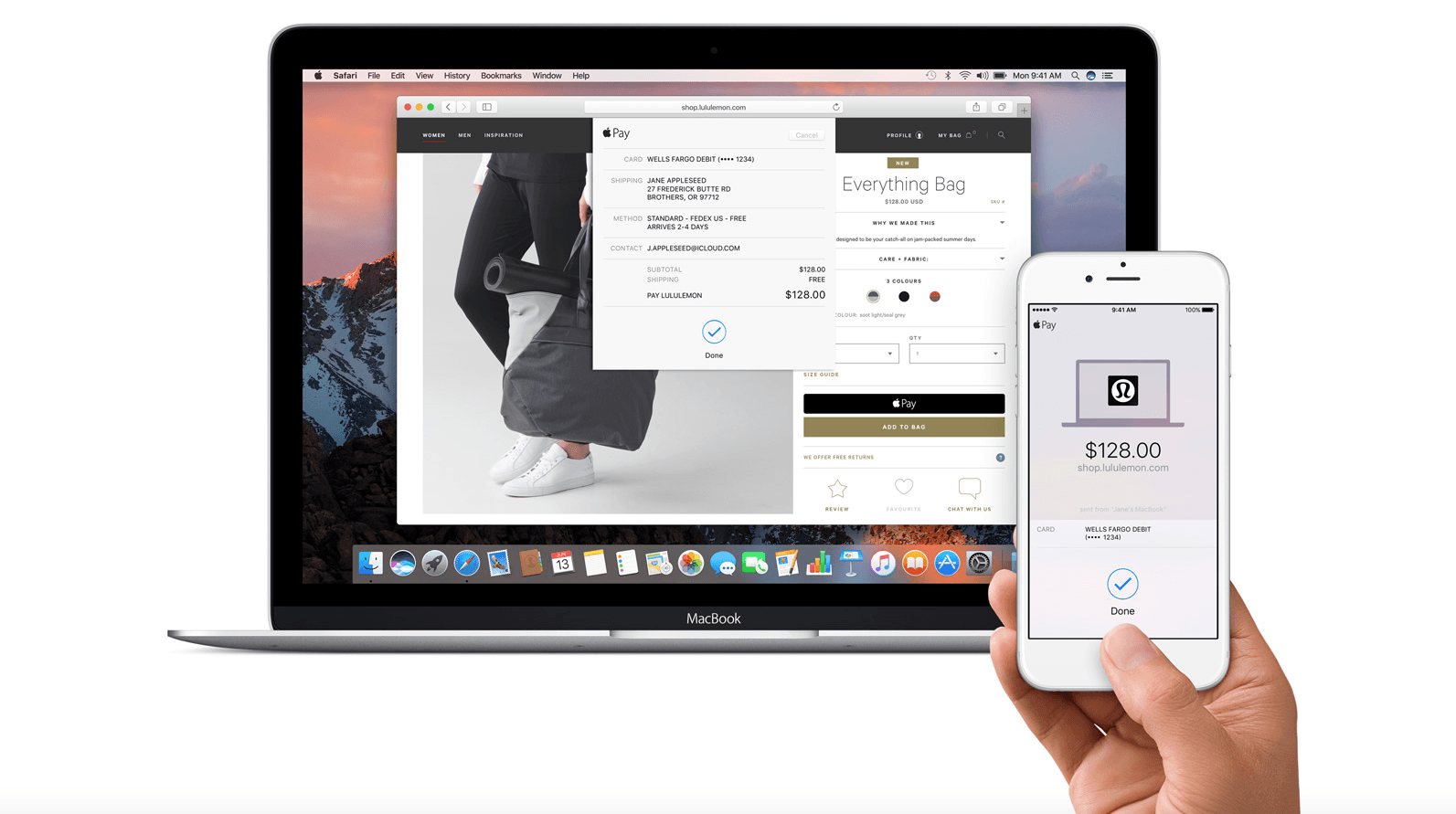 Apple Pay в Safari